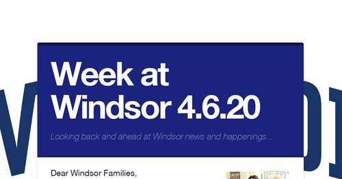 Week at Windsor 4.6.20