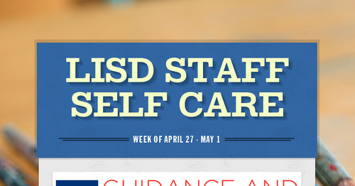 LISD Staff Self Care