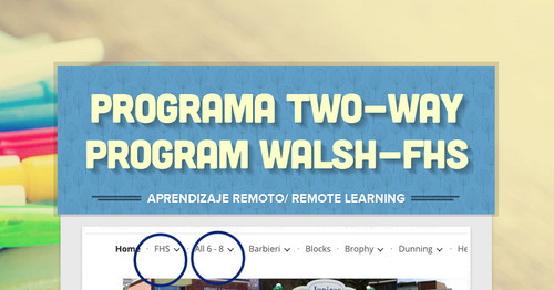 Programa Two-Way Program Walsh-FHS