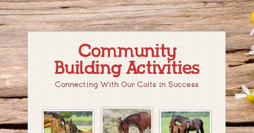 Community Building Activities