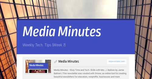 Media Minutes