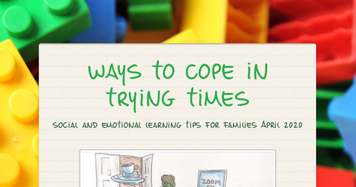 ways to cope in trying times