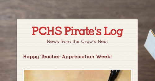 PCHS Pirate's Log