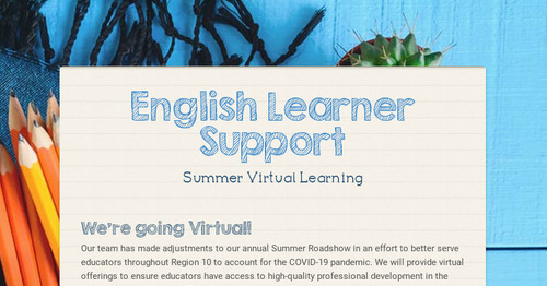 English Learner Support