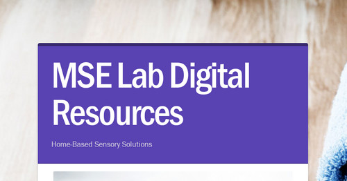 MSE Lab Digital Resources