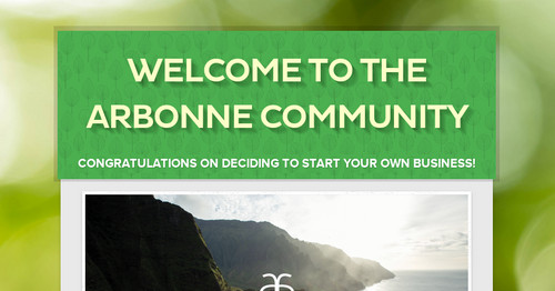 Welcome to the Arbonne Community