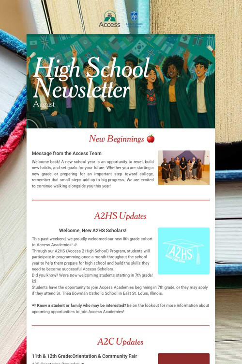 High School Newsletter