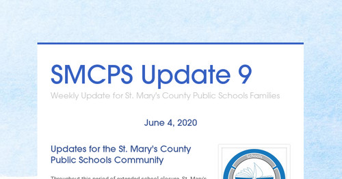 SMCPS Update 9