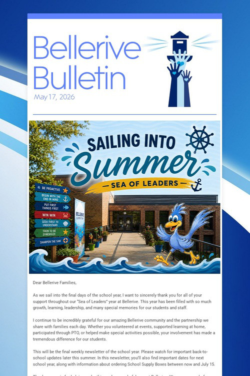 Bellerive Bulletin