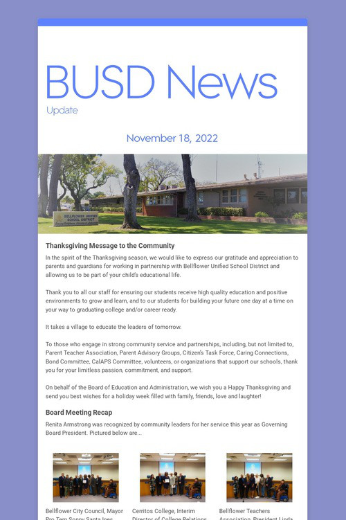 BUSD News