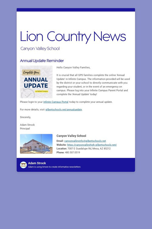 Lion Country News