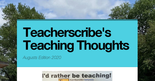 Teacherscribe's Teaching Thoughts