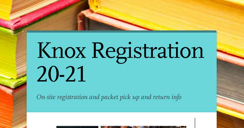 Knox Registration 20-21