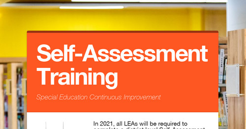 Self-Assessment Training