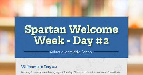 Spartan  Welcome Week - Day #2