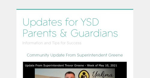 Updates for Parents and Guardians