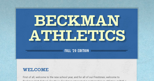 Beckman Athletics