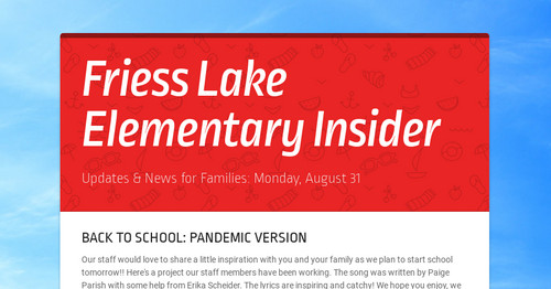 Friess Lake Elementary Insider