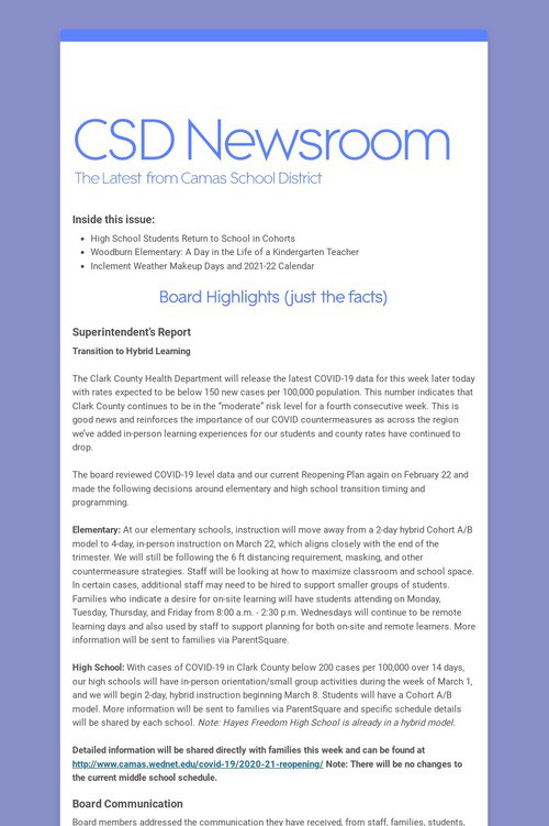 My Newsletters | Smore