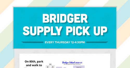 Bridger Supply Pick UP