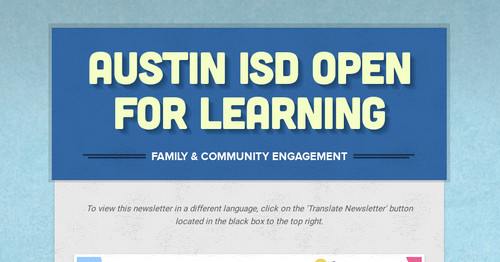 Austin ISD Open for Learning