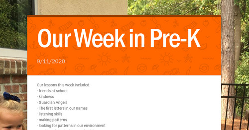 Our Week in Pre-K