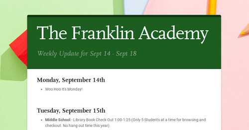 The Franklin Academy
