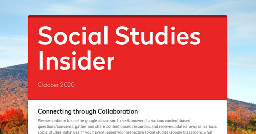 Social Studies Insider