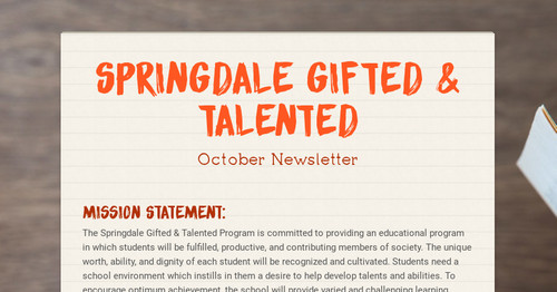 Springdale  Gifted & Talented