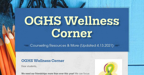 OGHS Wellness Corner