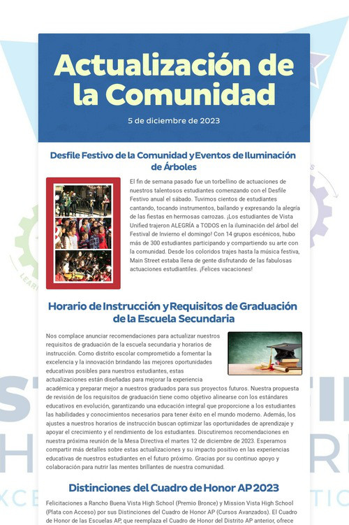 Actualización de la Comunidad