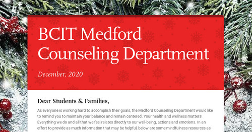 BCIT Medford Counseling Department