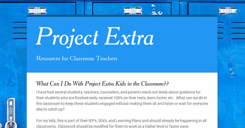 Project Extra