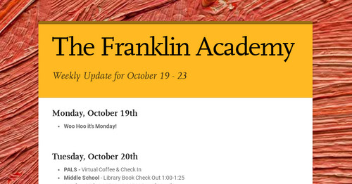The Franklin Academy