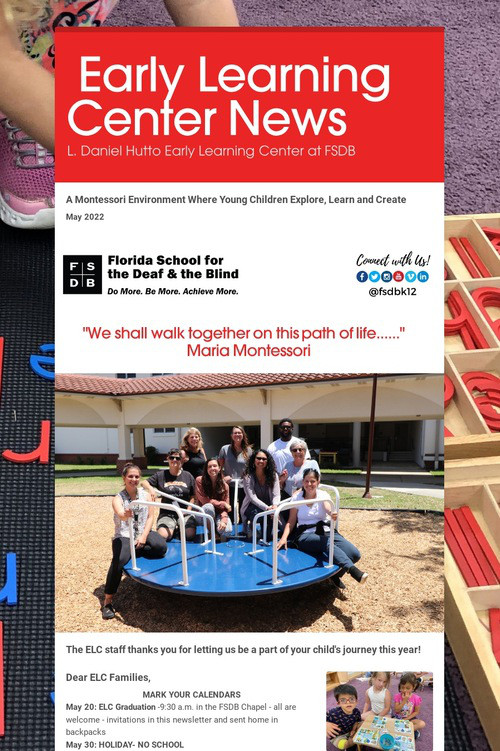 Early Learning Center News