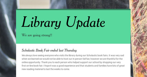 Library Update