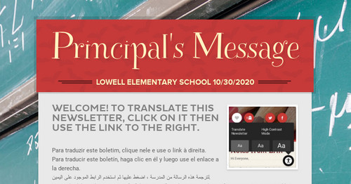 Principal's Message