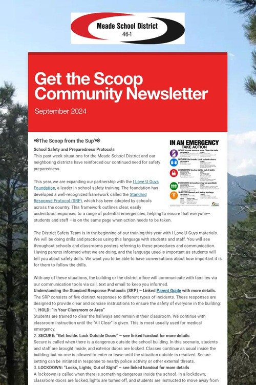 Get the Scoop Community Newsletter