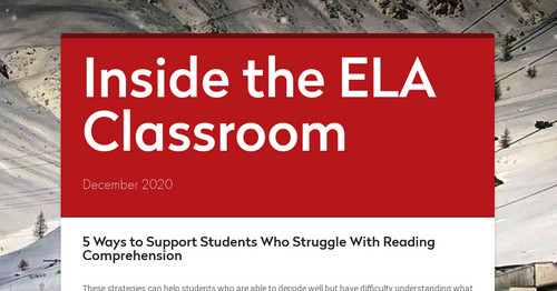 Inside the ELA Classroom