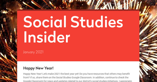 Social Studies Insider