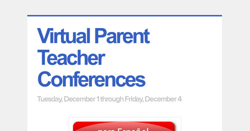Virtual Parent Teacher Conferences