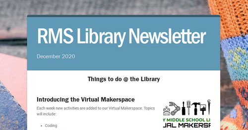 RMS Library Newsletter