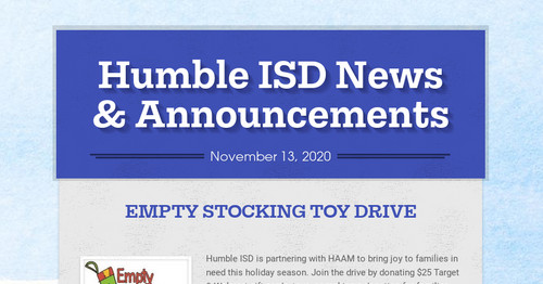Humble ISD News & Announcements