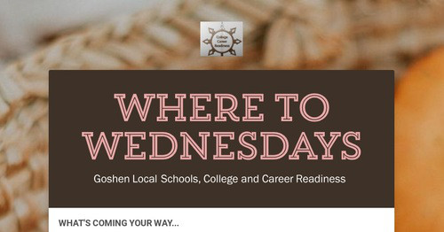 Where To Wednesdays