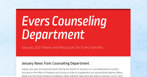 Evers Counseling Department