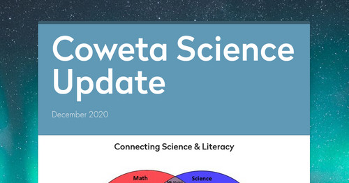 Coweta Science Update