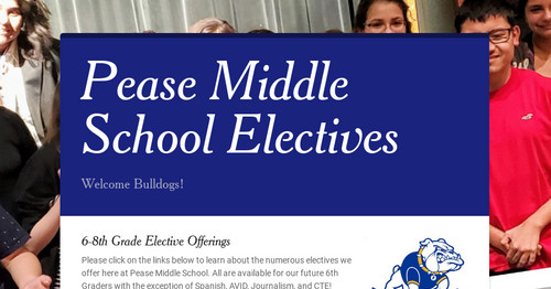 Pease Middle School Electives