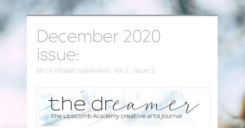 December 2020 issue: