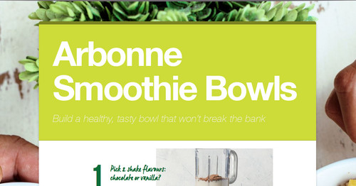 Arbonne Smoothie Bowls