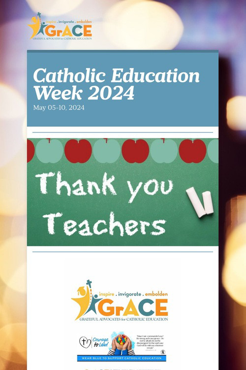 Catholic Education Week 2024